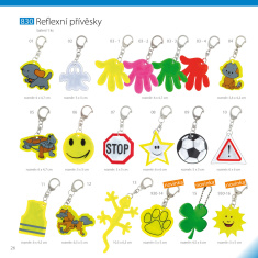 Reflexný prívesok 3D - smajlík žltý - spĺňa EN 13356 | EN 17353 Reflexný prívesok 3D - smajlík žltý - spĺňa EN 13356 | EN 17353